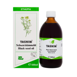 Масло черного тмина Tasnim из Эфиопских семян холодного отжима – 500 мл
